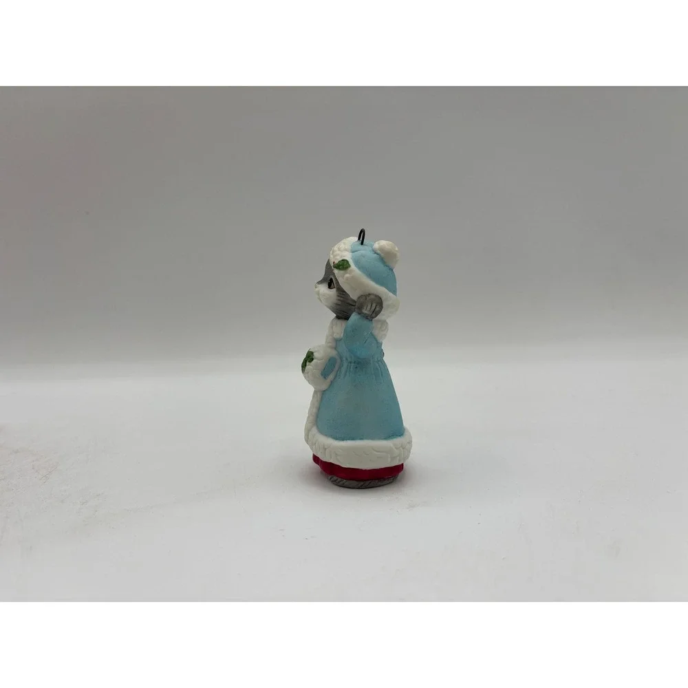 Hallmark Keepsake Ornament 1990 Christmas Kitty Vintage 2nd in Kitty Series